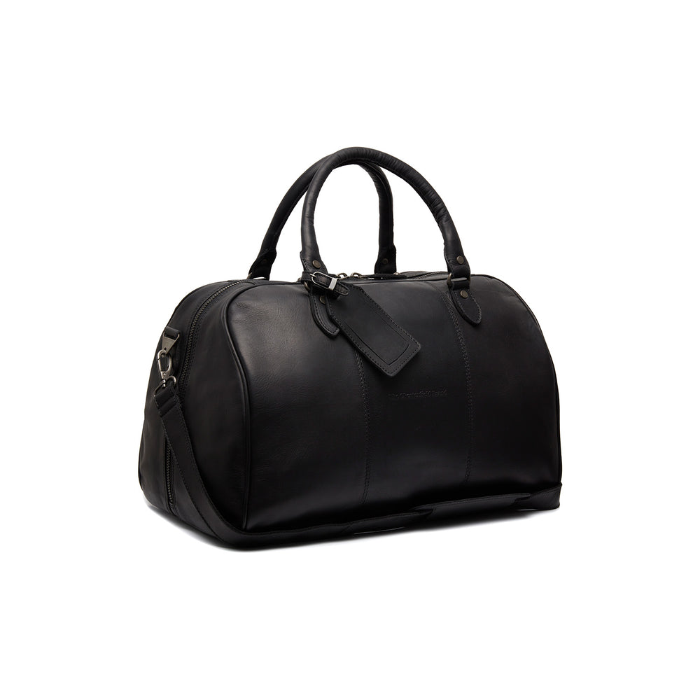 Leder Weekender Schwarz Liam