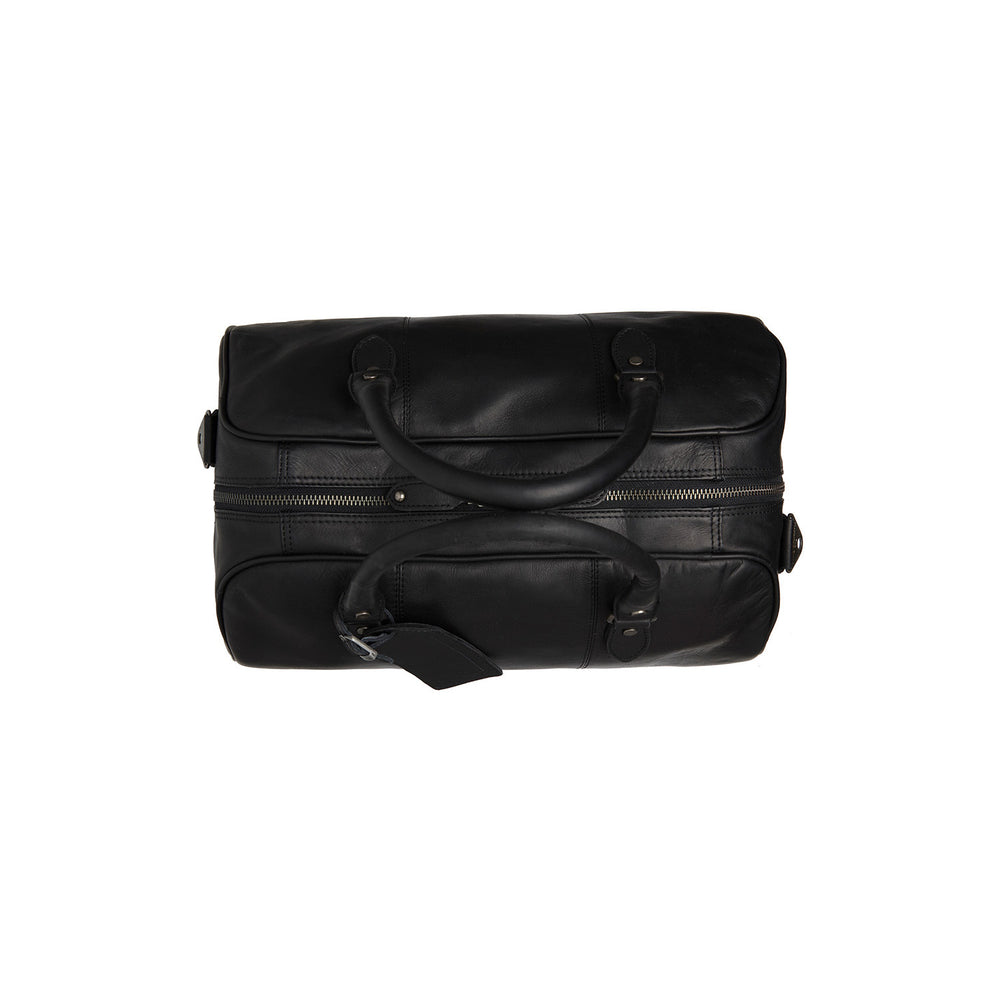 Leder Weekender Schwarz Liam