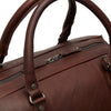 Leather Travel Bag Brown Liam
