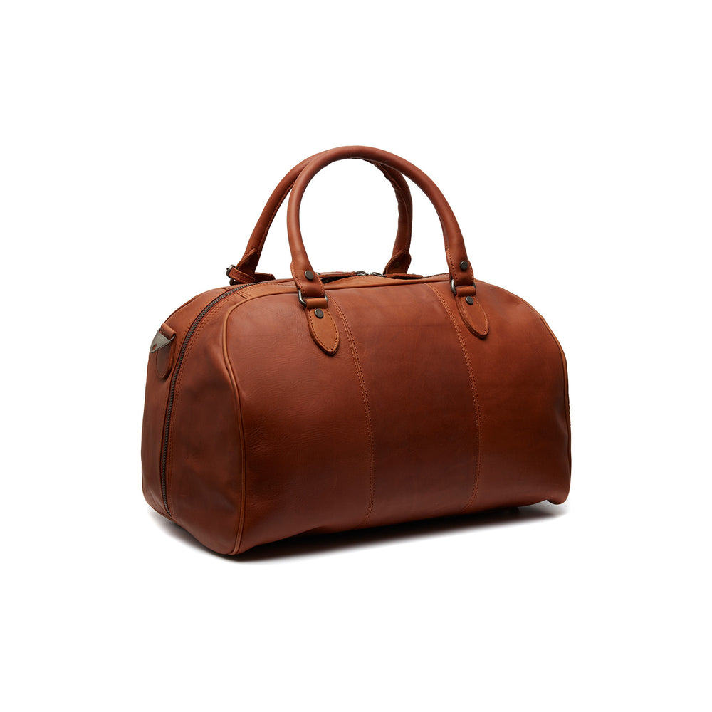 Leather Weekender Bag Cognac Liam