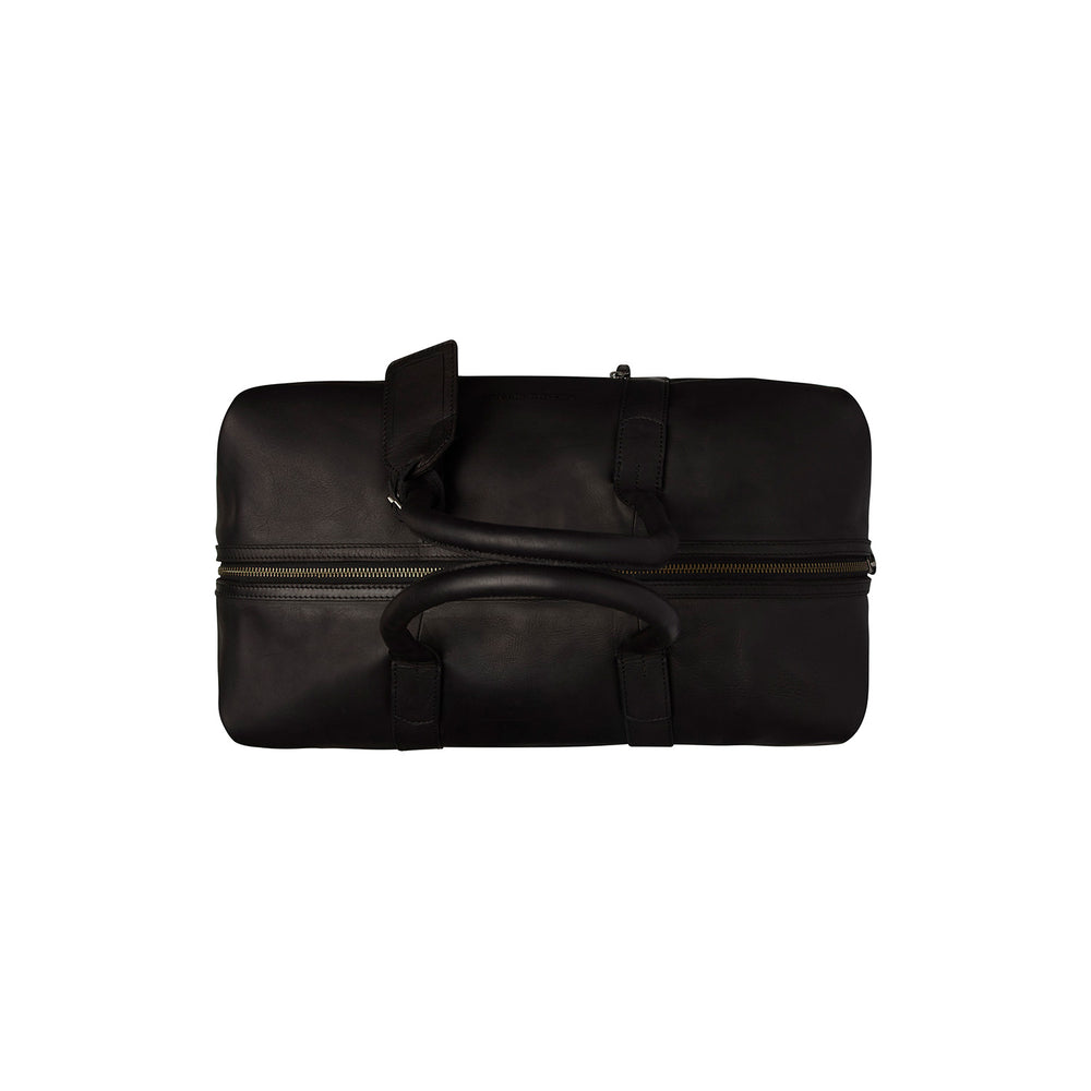 Sac Week-end en Cuir Noir Portsmouth