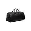 Leder Trolley Reisetasche Schwarz Jayven