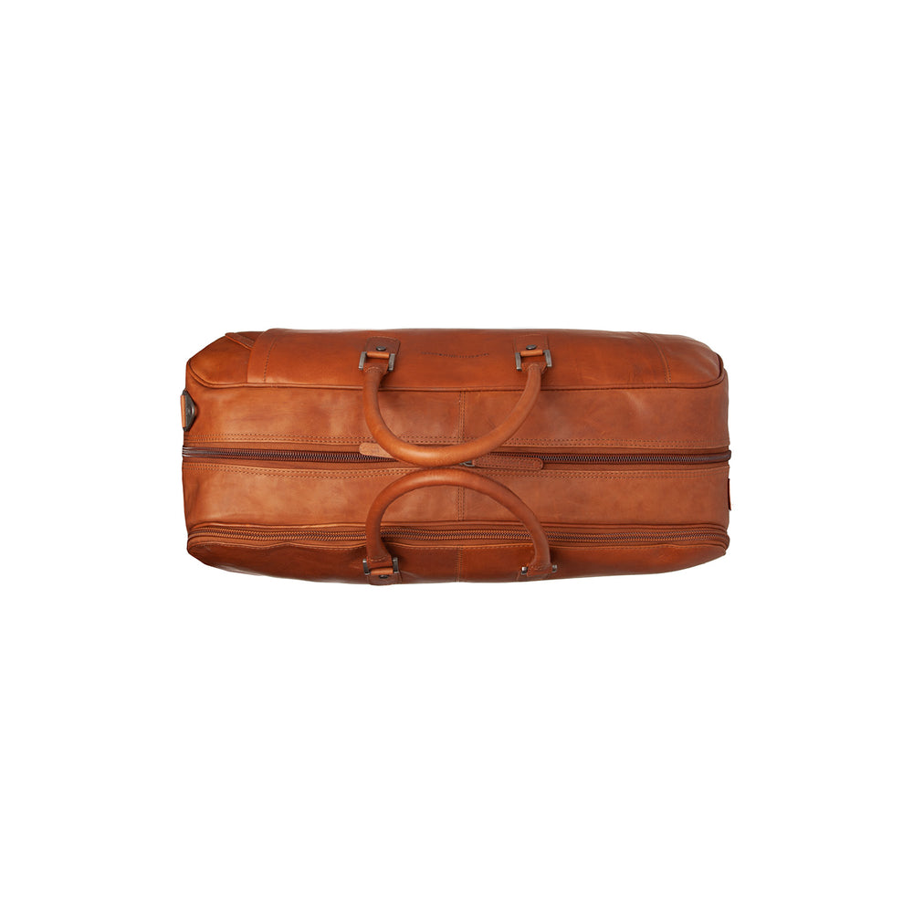 Leder Trolley Weekender Cognac Jayven