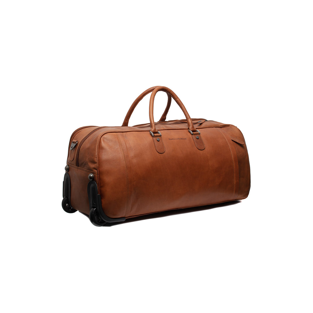 Leder Trolley Weekender Cognac Jayven