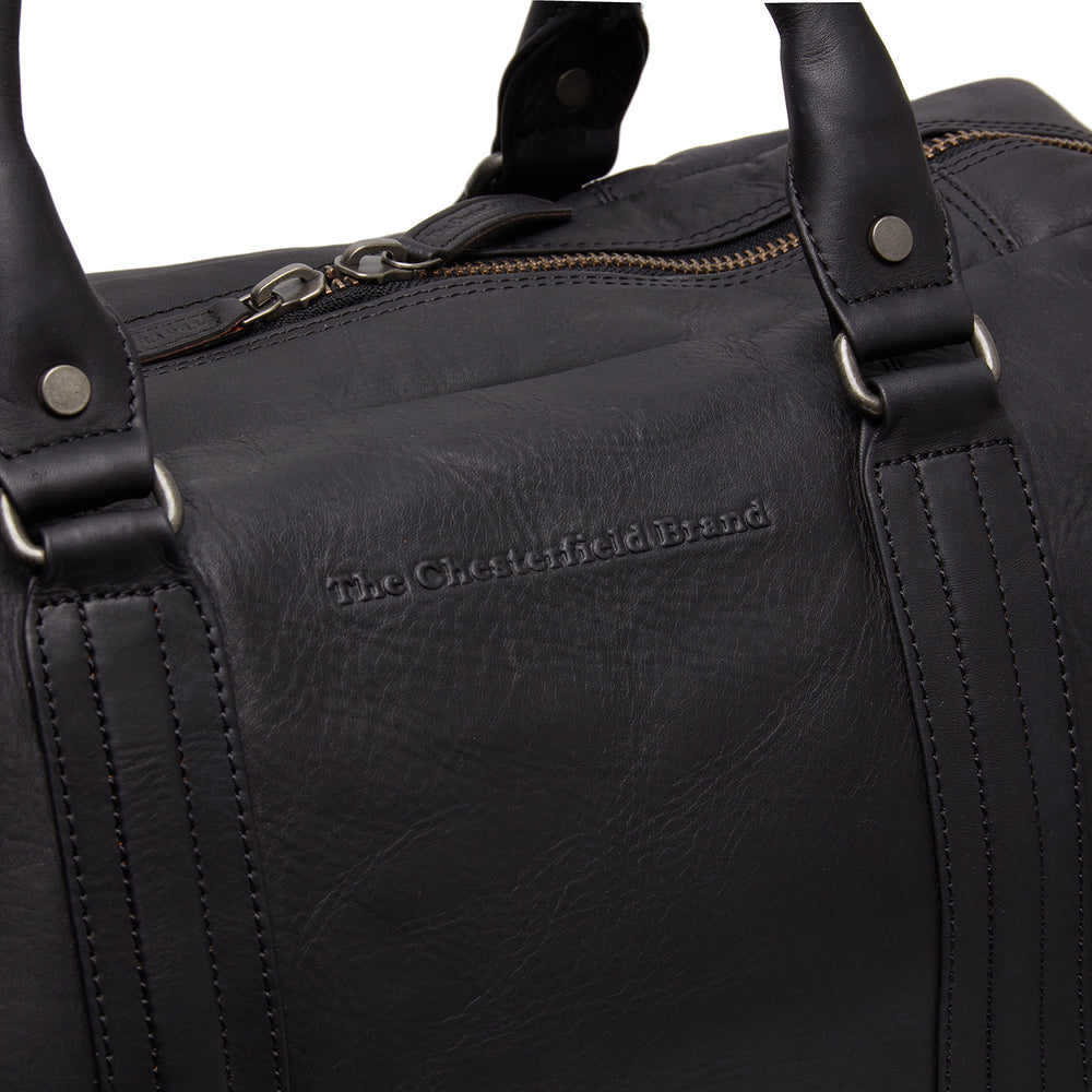 Sac Week-end en Cuir Noir Perth