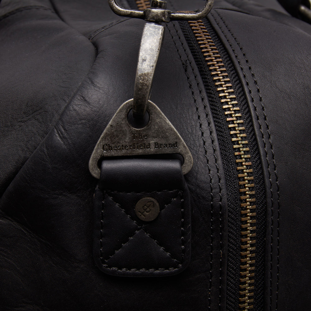 Sac Week-end en Cuir Noir Perth