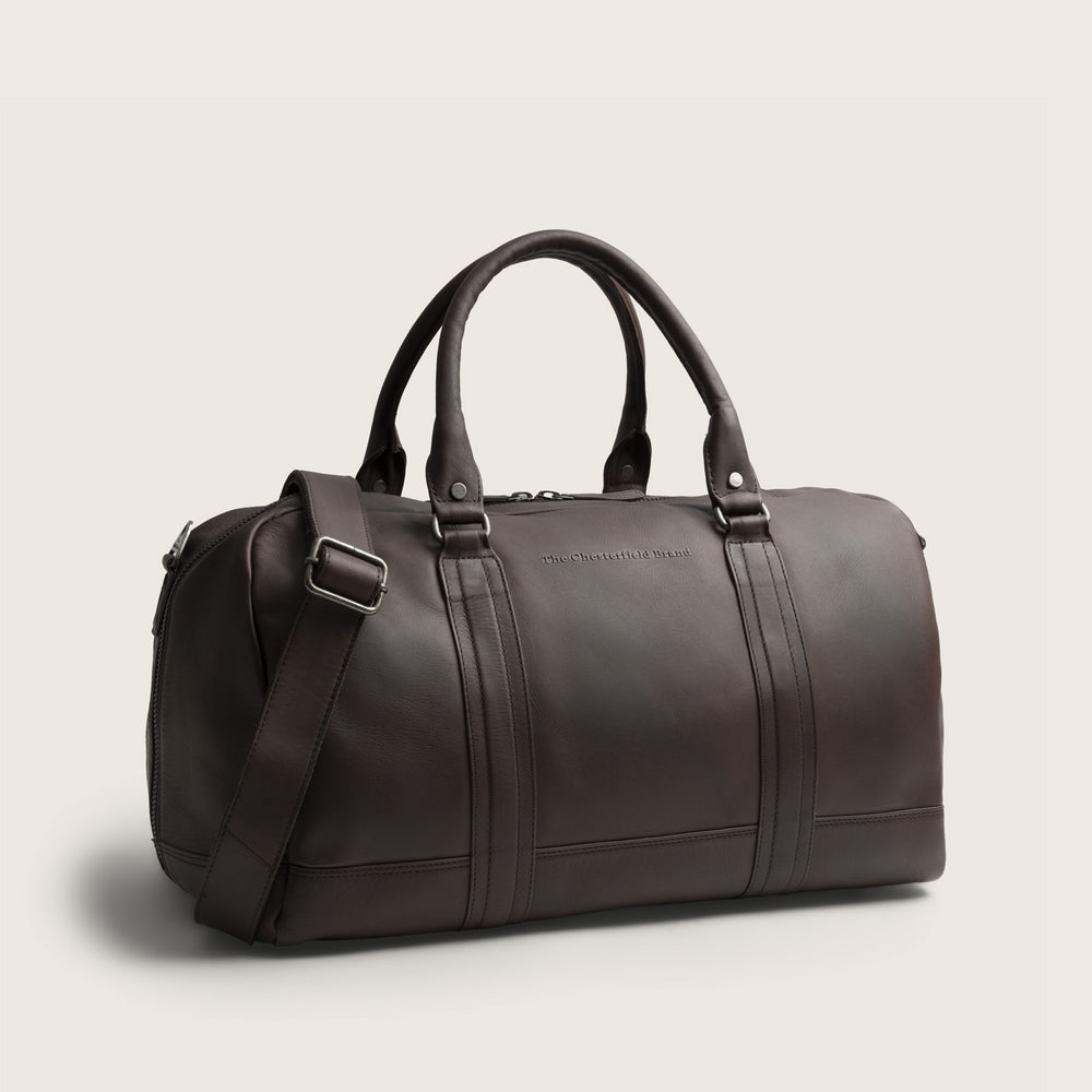 Leather Weekender Bag Brown Perth