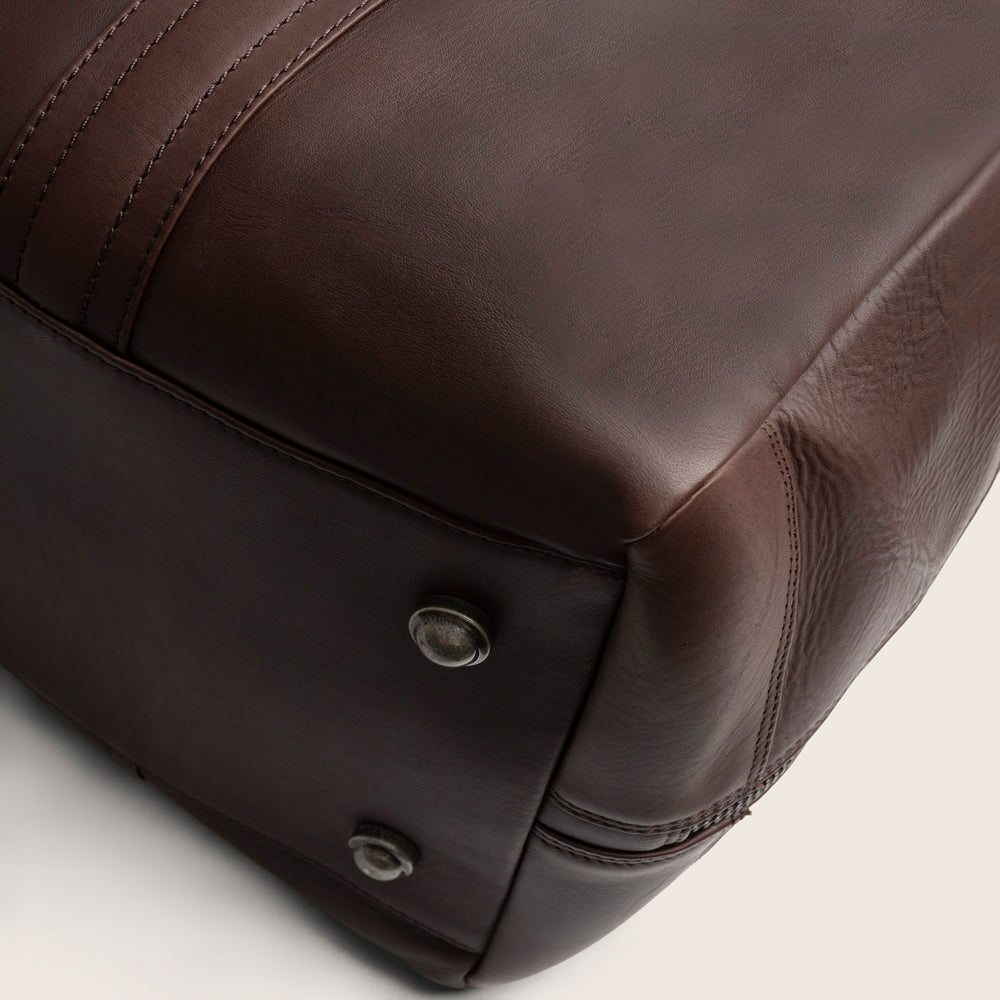 Leather Weekender Bag Brown Perth