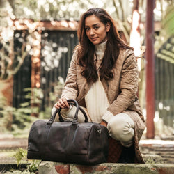 Leren Reistas Bruin Perth