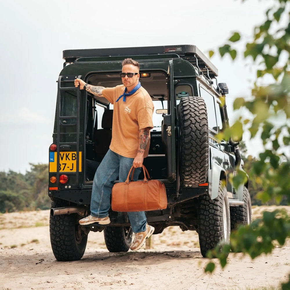 Sac Week-end en Cuir Cognac Perth