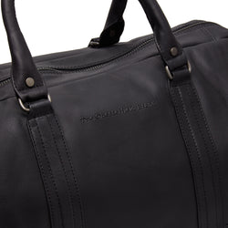 Sac de Voyage en Cuir Noir Melbourne