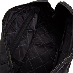 Sac de Voyage en Cuir Noir Melbourne
