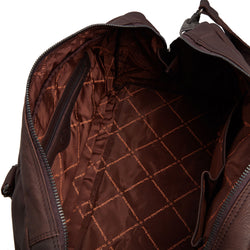 Sac de Voyage en Cuir Marron Melbourne