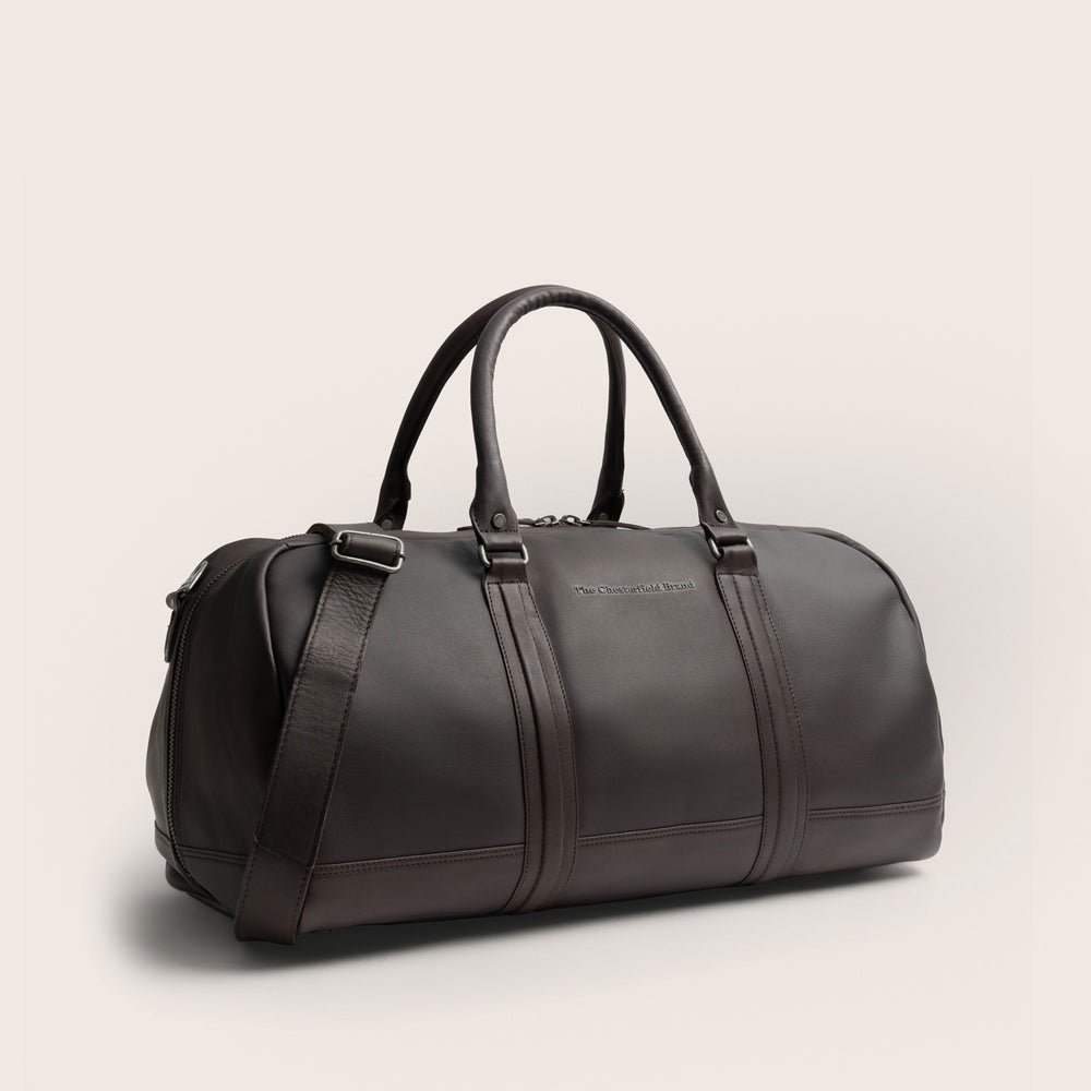 Leather Weekender Bag Brown Melbourne
