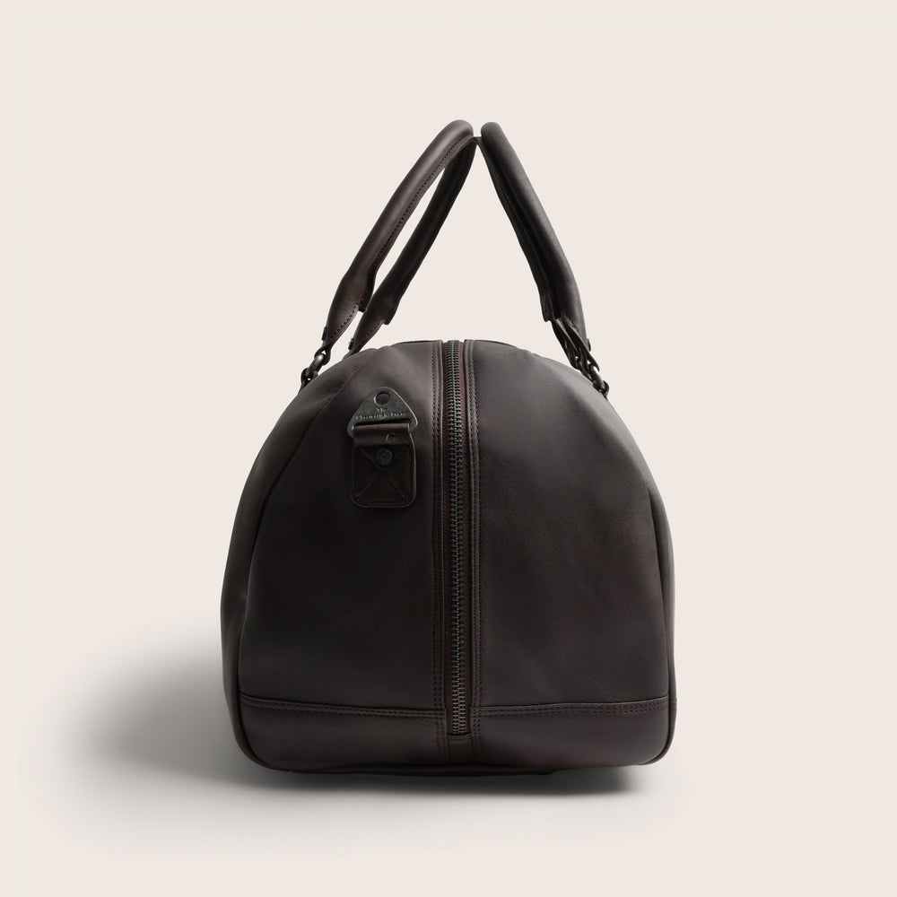 Leather Weekender Bag Brown Melbourne