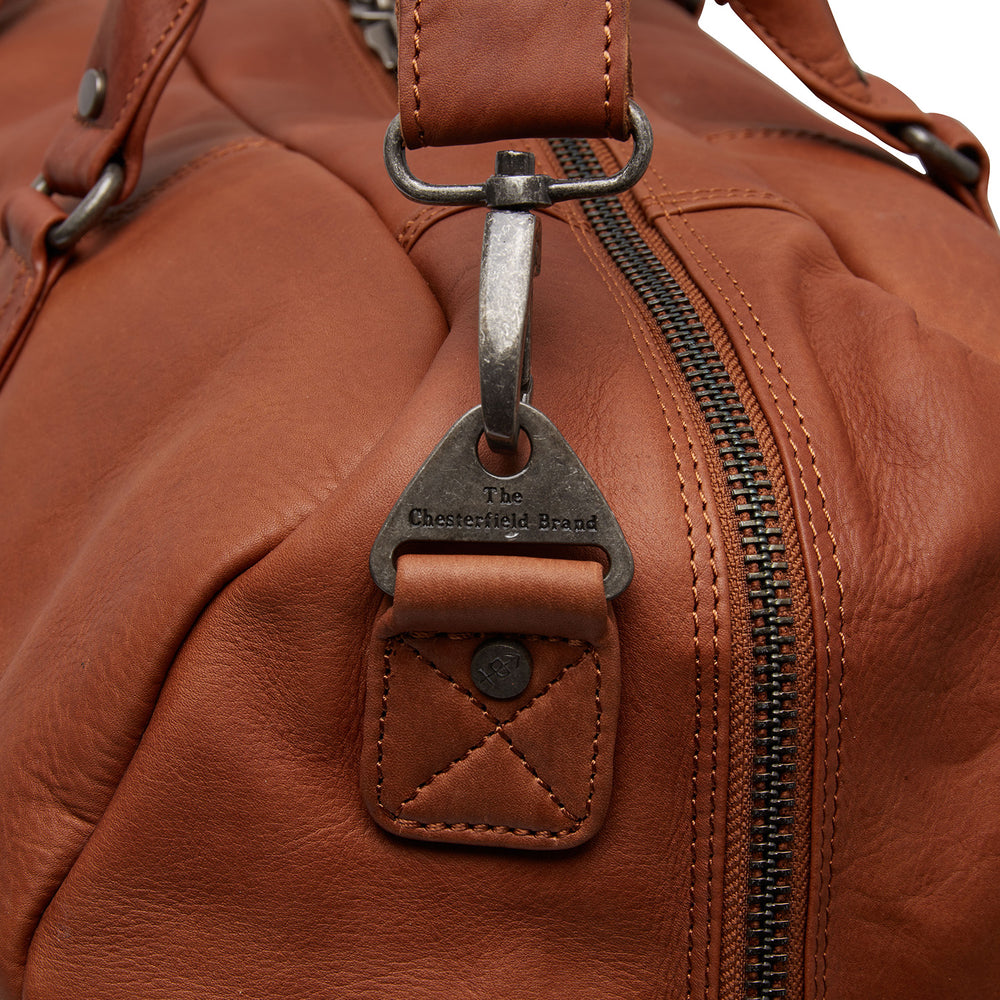 Leather Weekender Bag Cognac Melbourne
