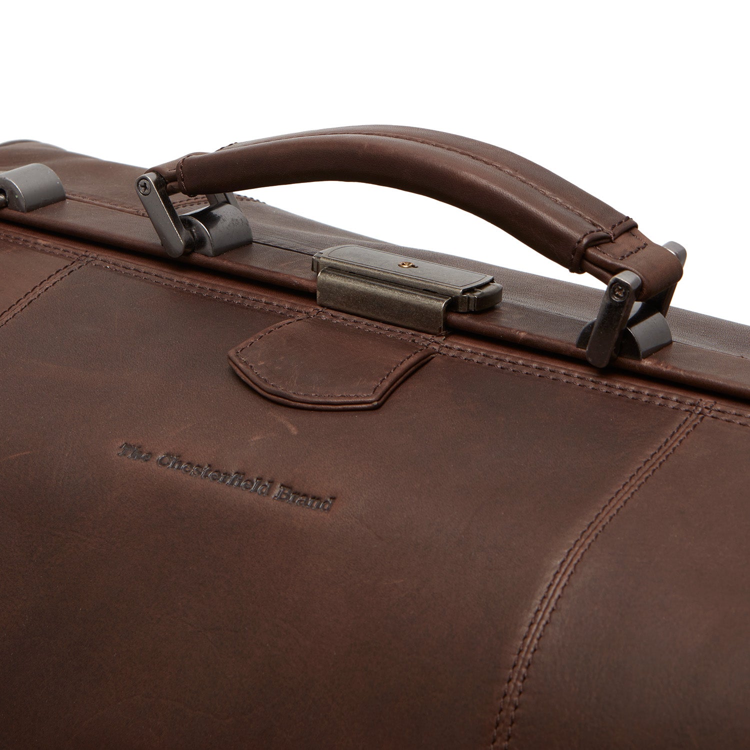 Sac de Voyage en Cuir Marron Texel