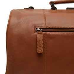 Leren Reistas Cognac Texel