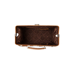 Leren Reistas Cognac Texel