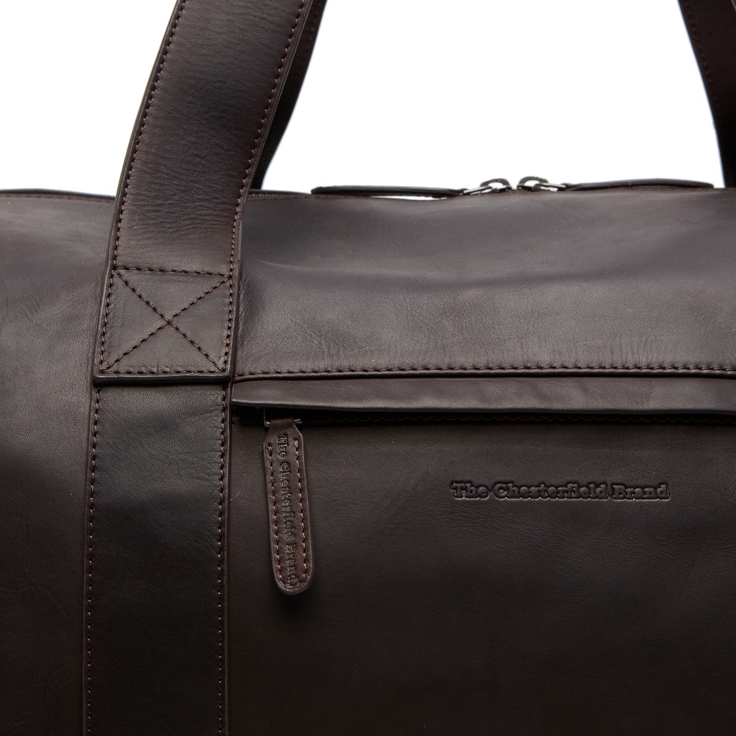 Sac de Voyage en Cuir Marron Hudson