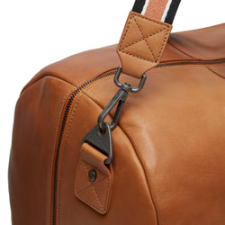 Leren Reistas Cognac Hudson