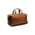 Leather Weekender Bag Cognac Conor