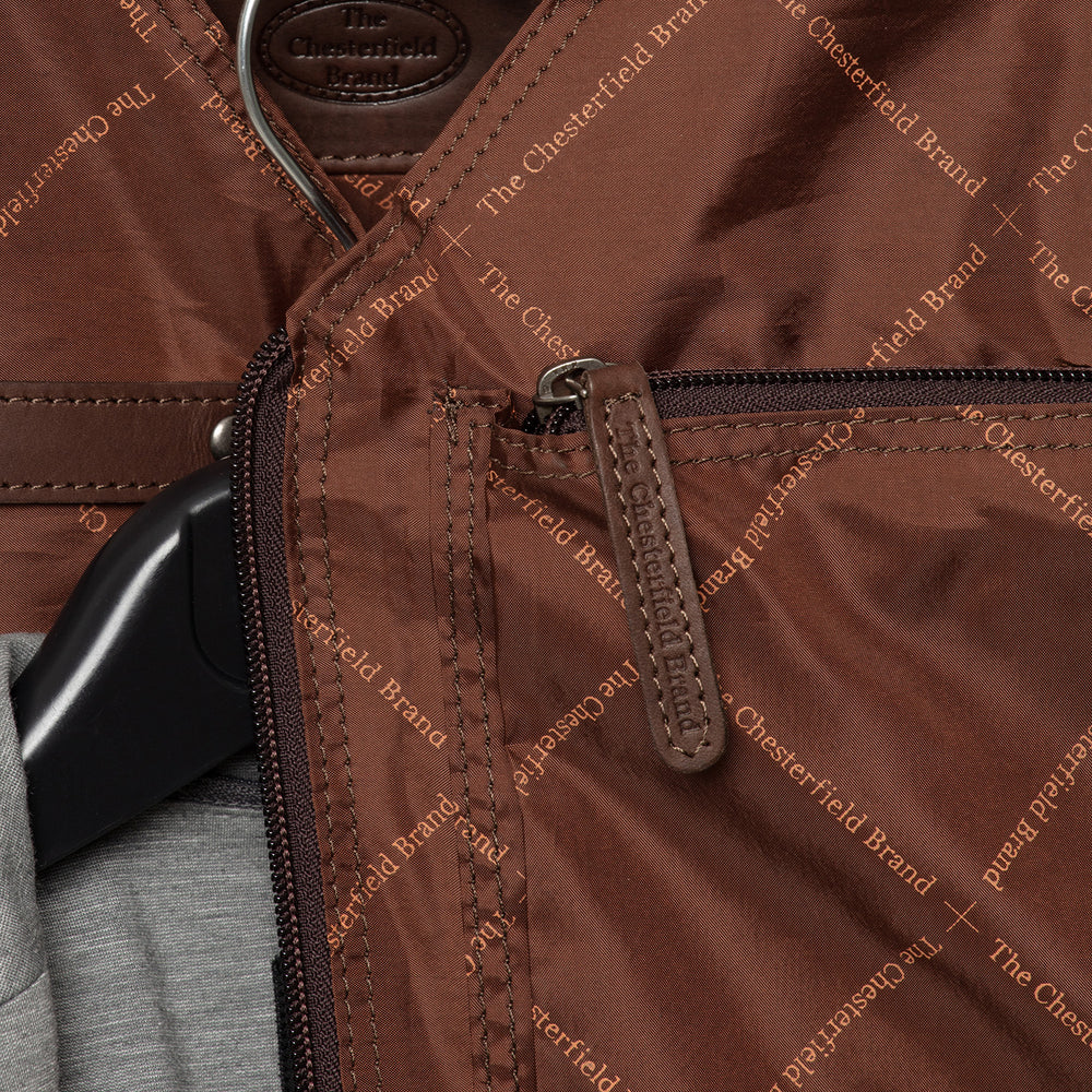 Porte-habits en Cuir Marron Josh