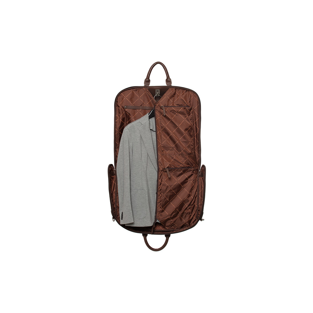 Porte-habits en Cuir Marron Josh