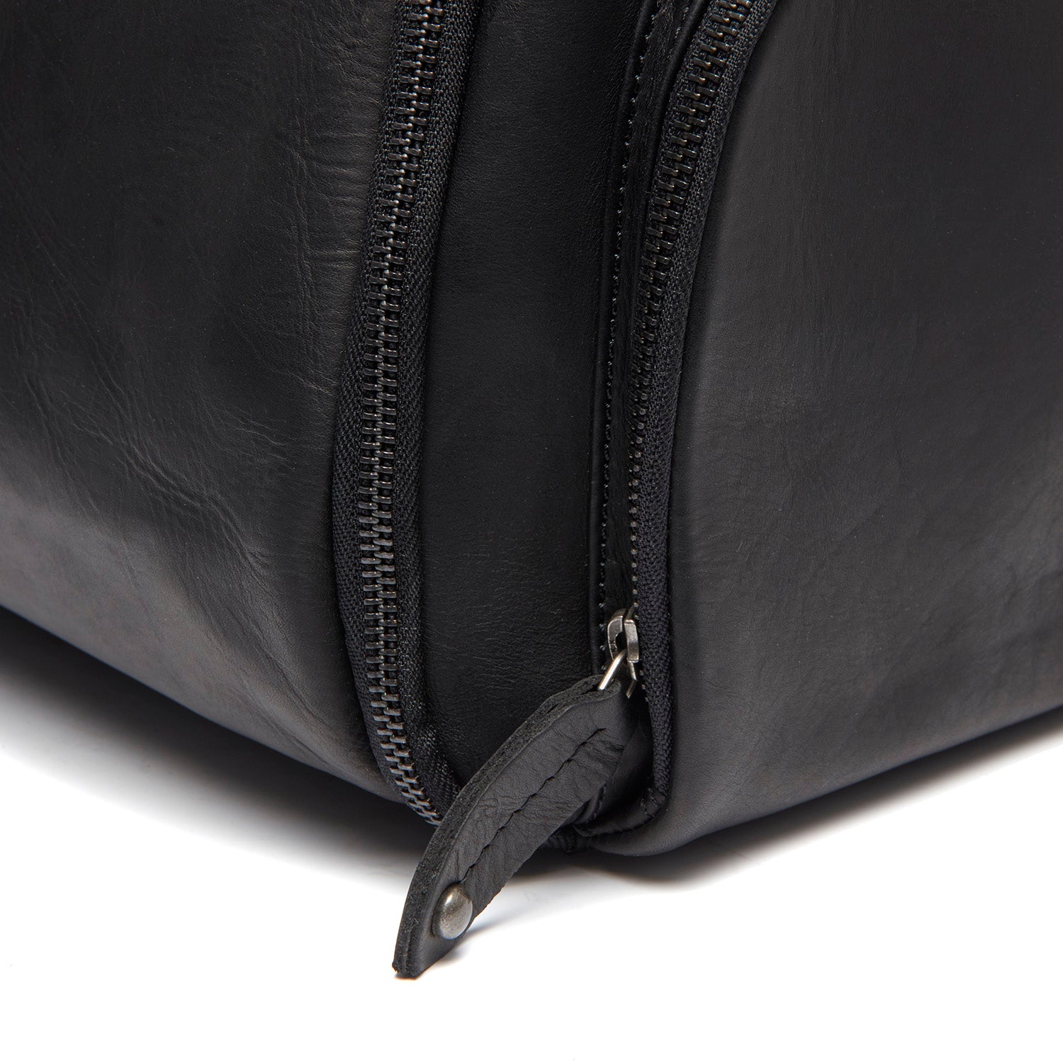 Leather Travel Bag Black Finlay