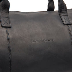 Leather Travel Bag Black Finlay