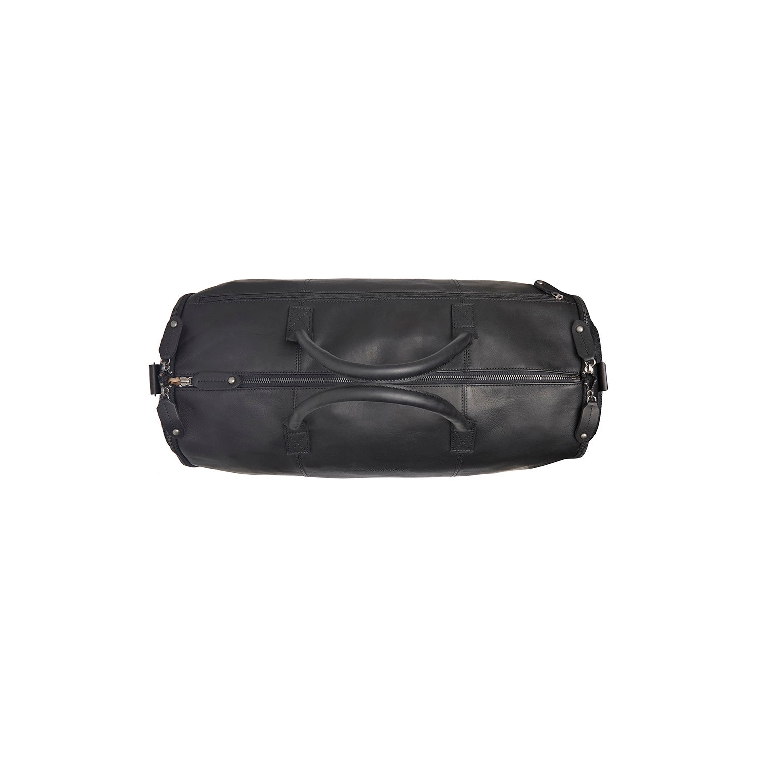 Leather Travel Bag Black Finlay