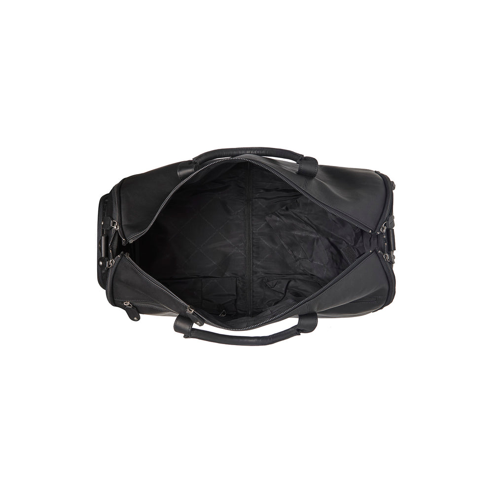Leder Kleidersack Schwarz Finlay