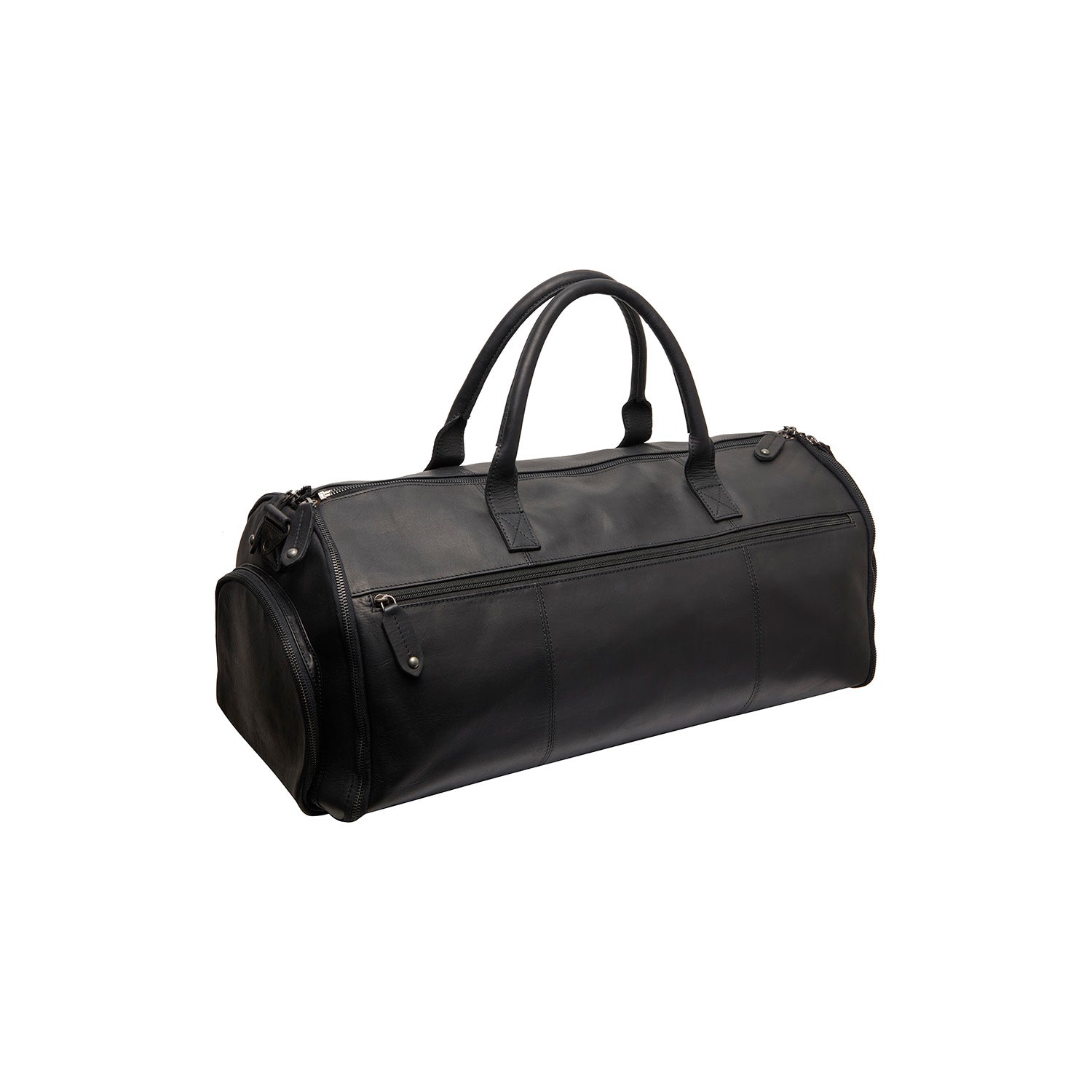 Leather Travel Bag Black Finlay