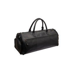 Leather Travel Bag Black Finlay