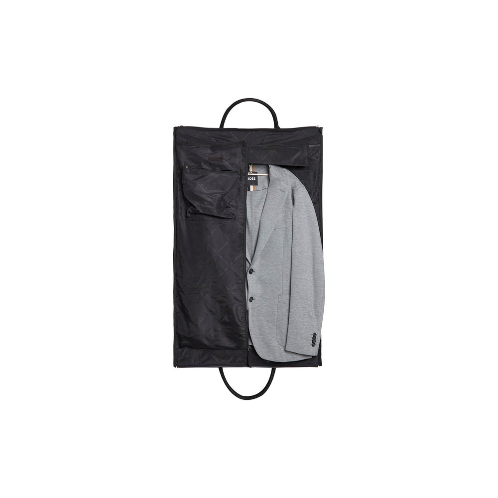 Leder Kleidersack Schwarz Finlay