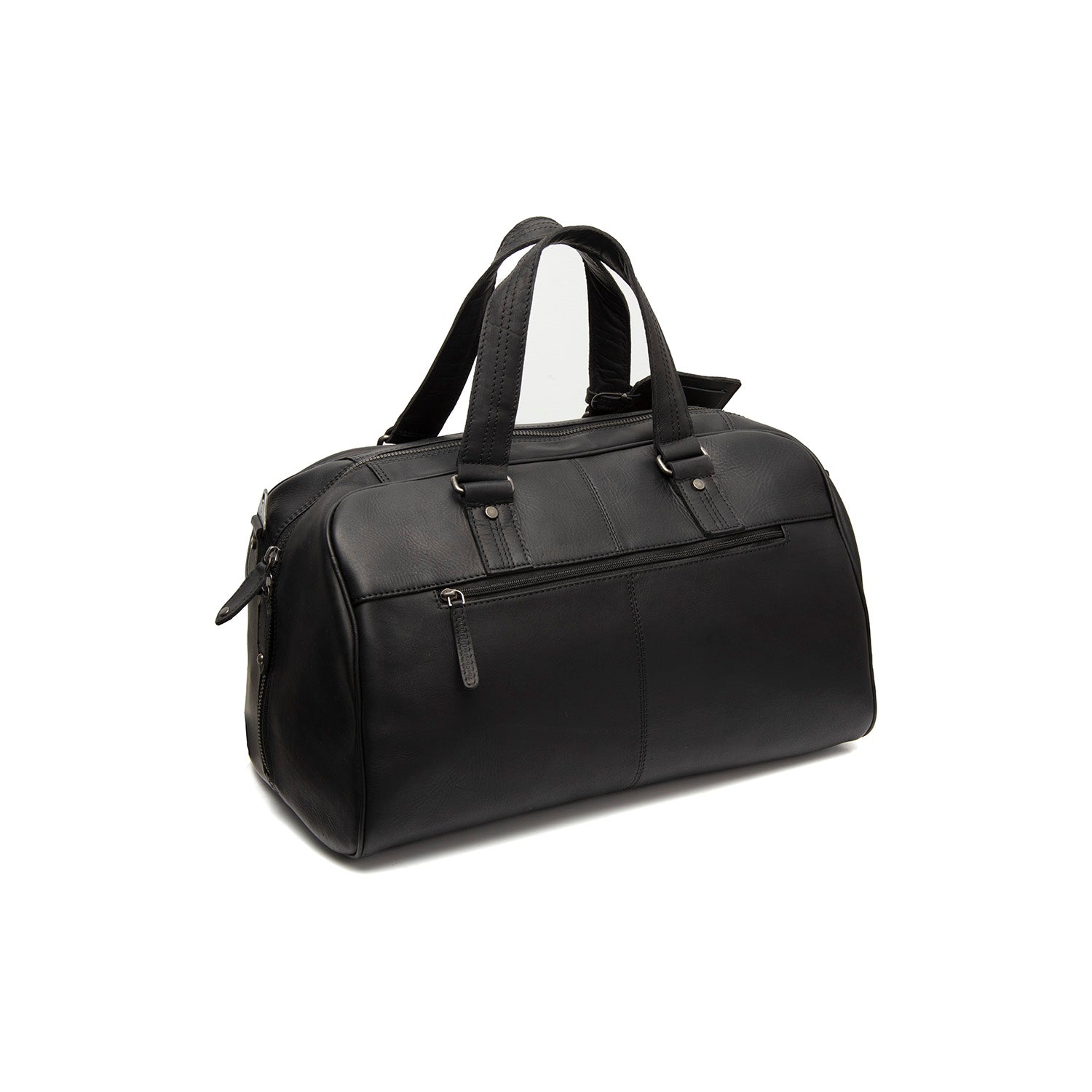Leather Weekender Bag Black Volenza - 35L Capacity | Chesterfieldbags