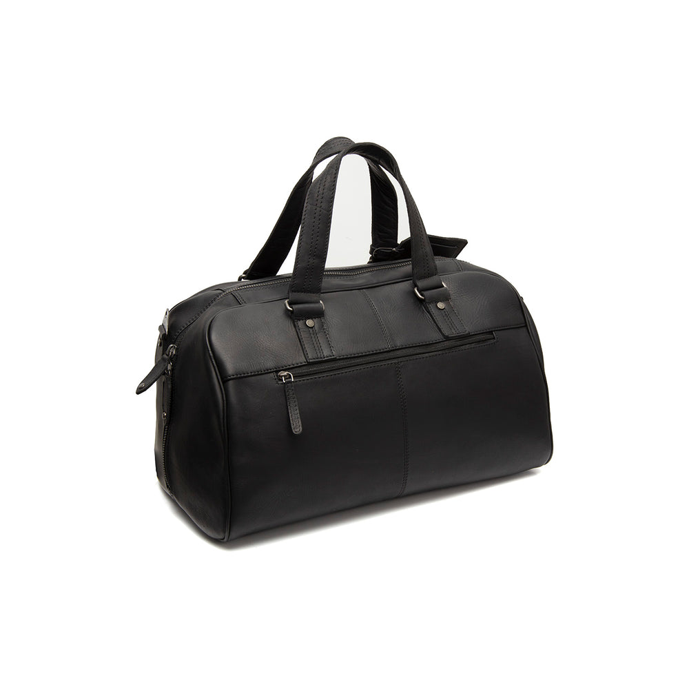 Leder Weekender Schwarz Volenza