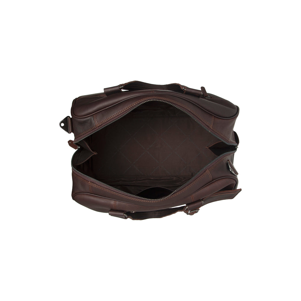 Leder Weekender Braun Volenza