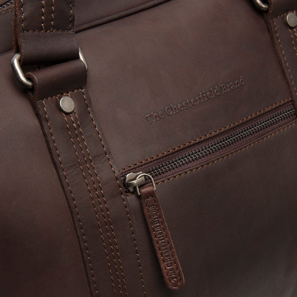 Leder Weekender Braun Volenza