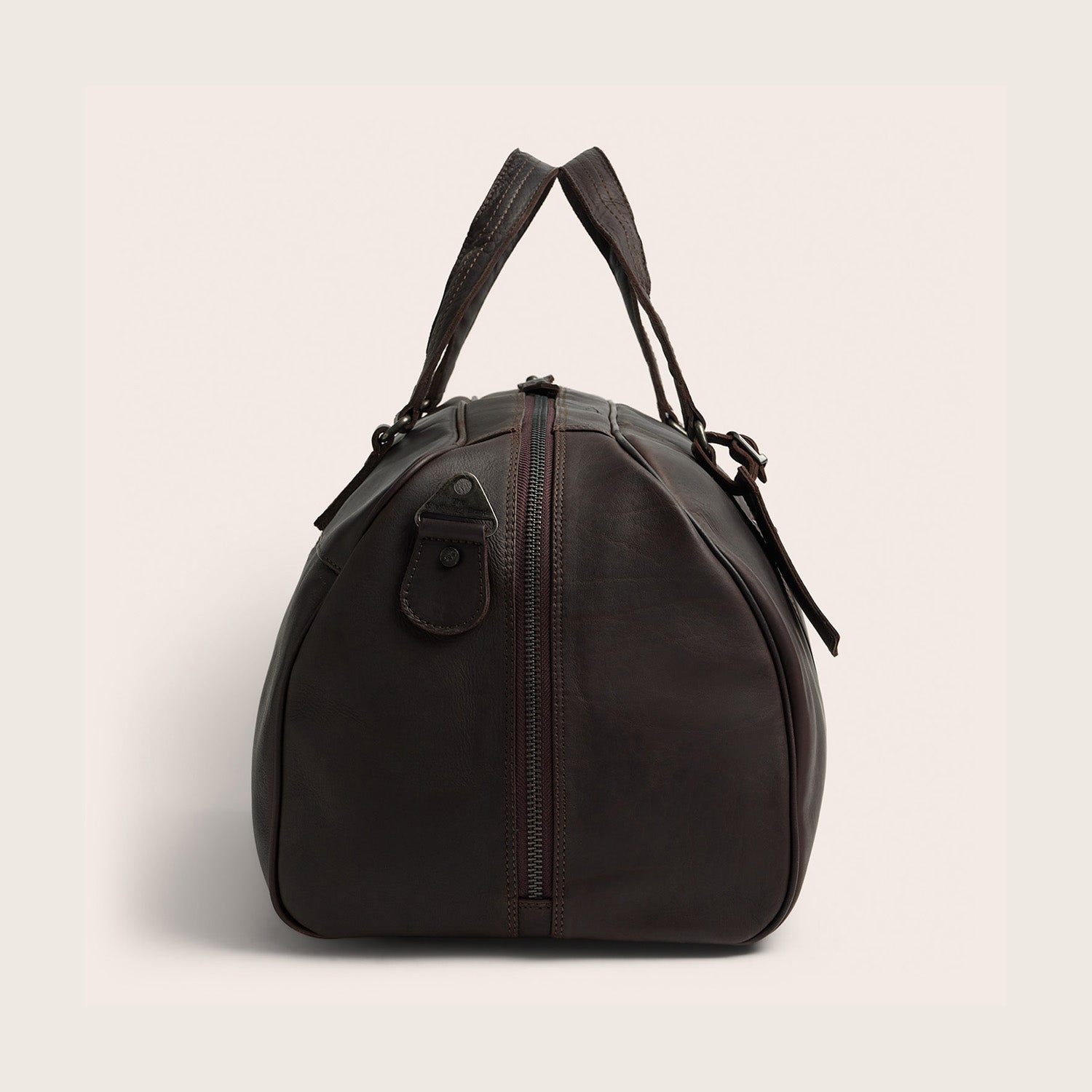 Leather Weekender Bag Brown Rivaro