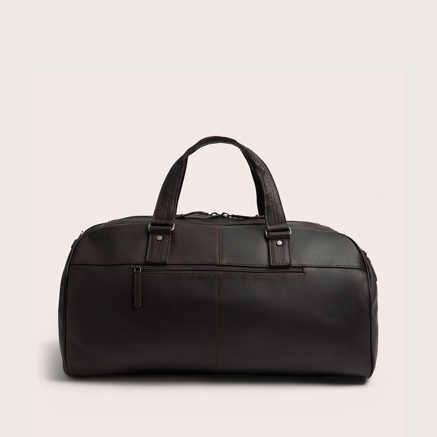 Leather Weekender Bag Brown Rivaro