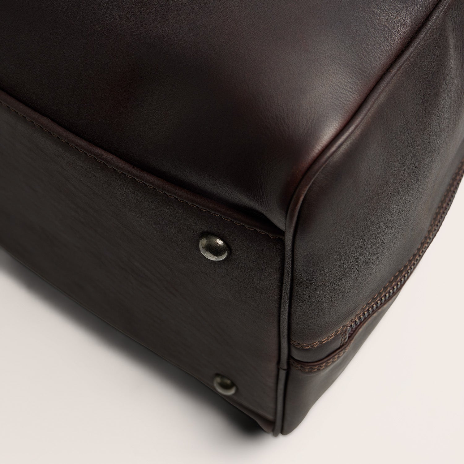 Leather Weekender Bag Brown Rivaro