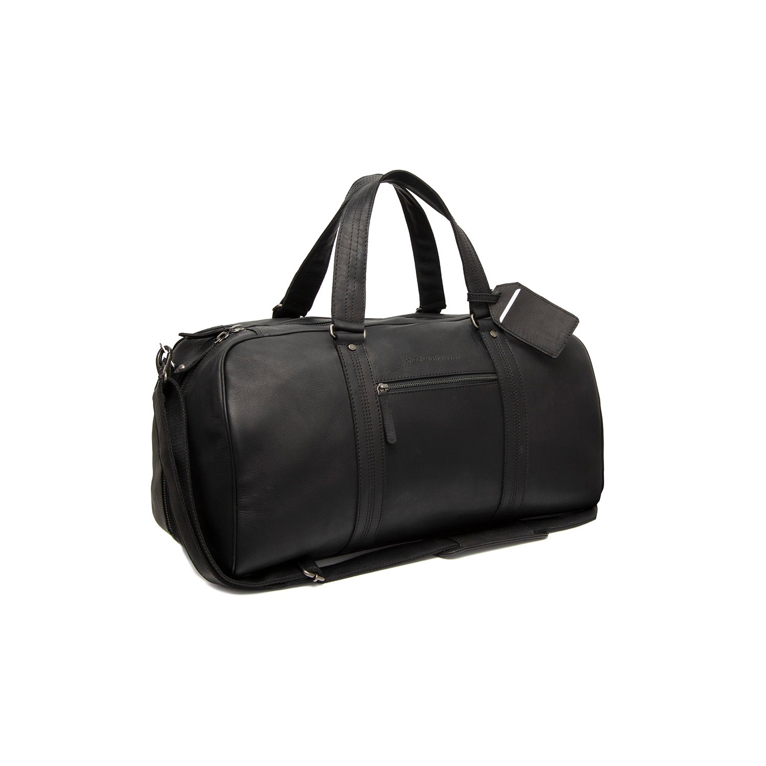 Leren Travel Bag Zwart Rivaro