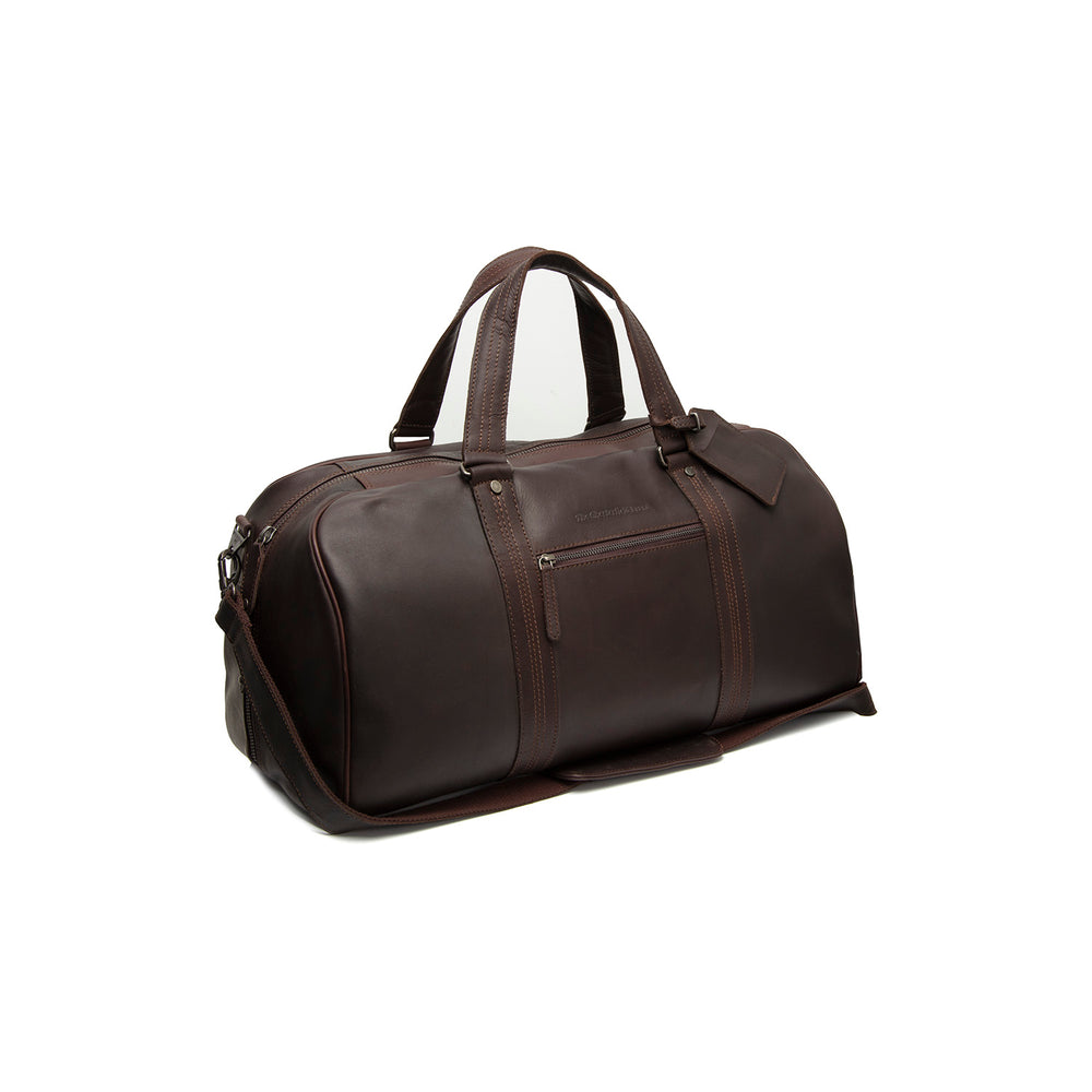 Leather Weekender Bag Brown Rivaro