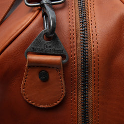 Leren Travel Bag Cognac Rivaro