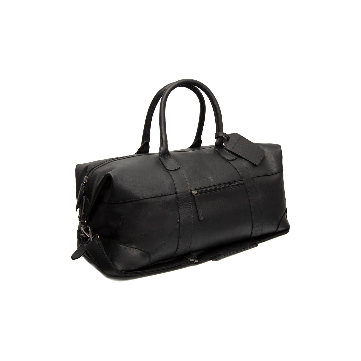 Leder Reisetasche Schwarz Portsmouth 2