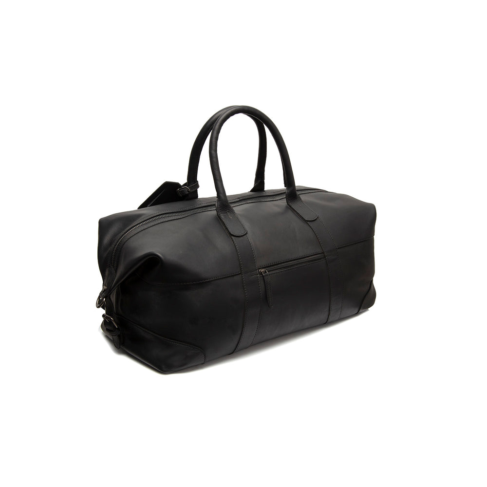 Leather Weekender Bag Black Portsmouth II