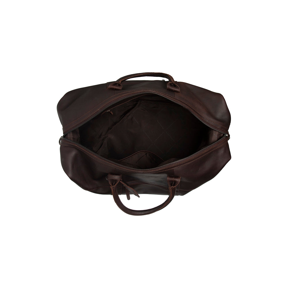 Leather Weekender Bag Brown Portsmouth II