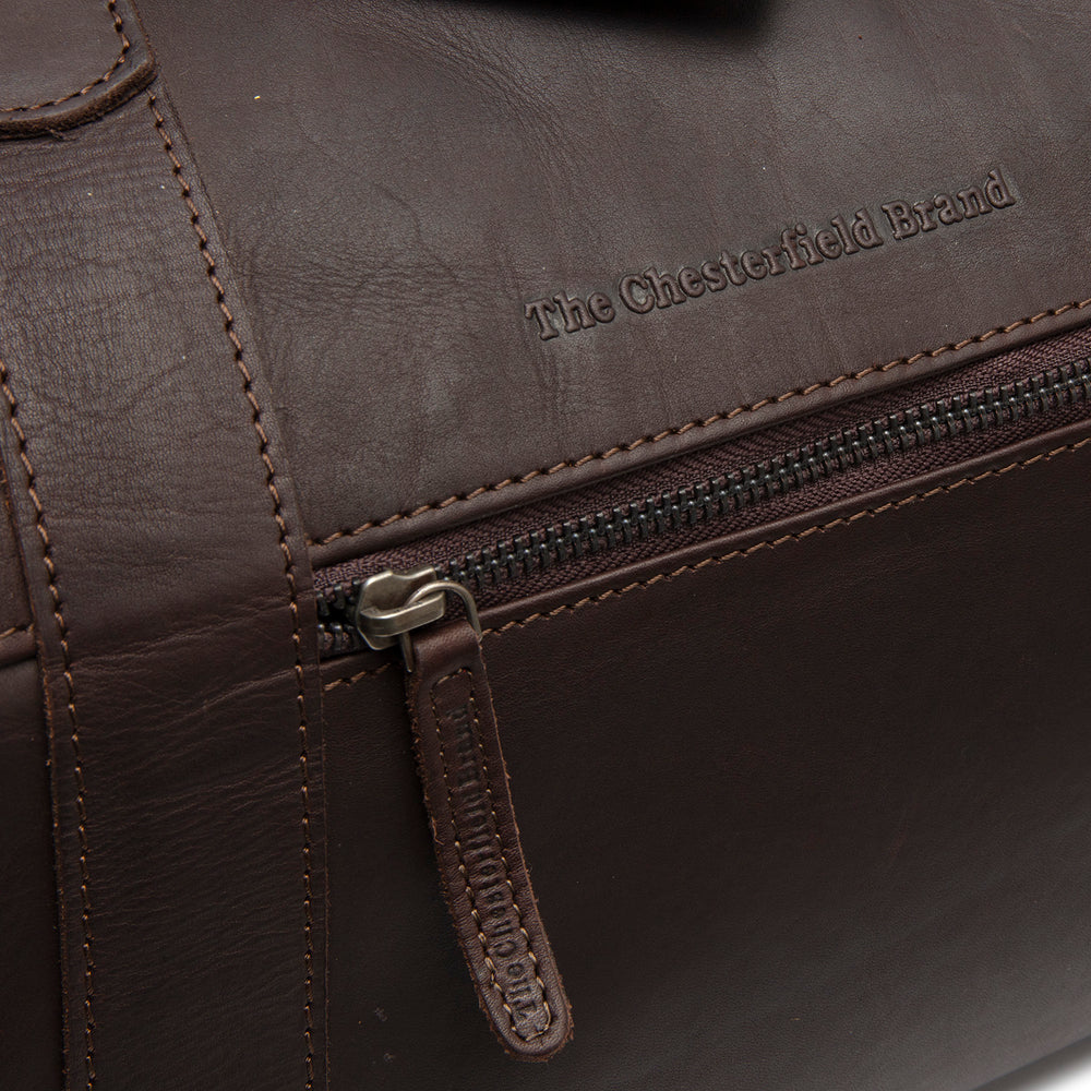 Leather Weekender Bag Brown Portsmouth II