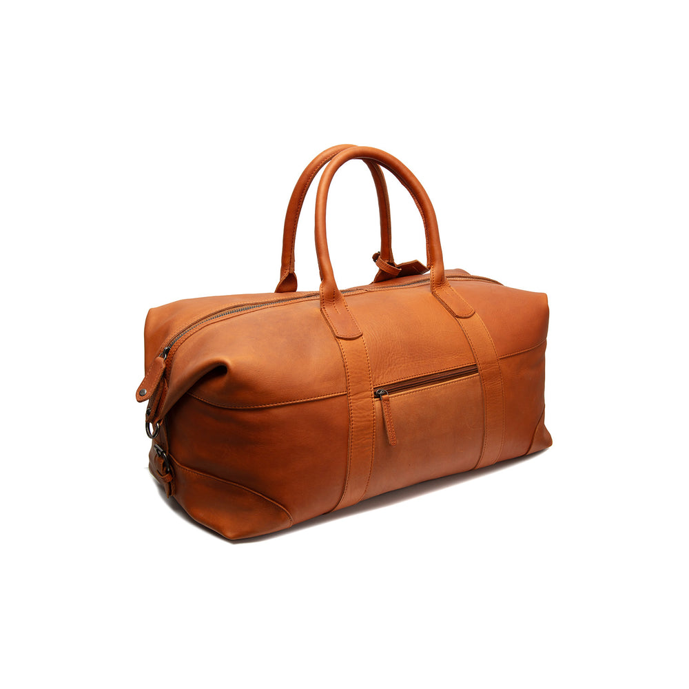 Leather Weekender Bag Cognac Portsmouth II